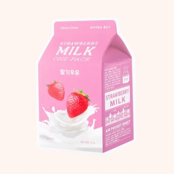 A' PIEU | Milk One-Pack Facemask Strawberry