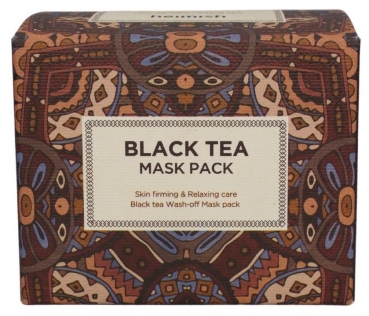 Verpackung heimisch Black Tea Mask Pack