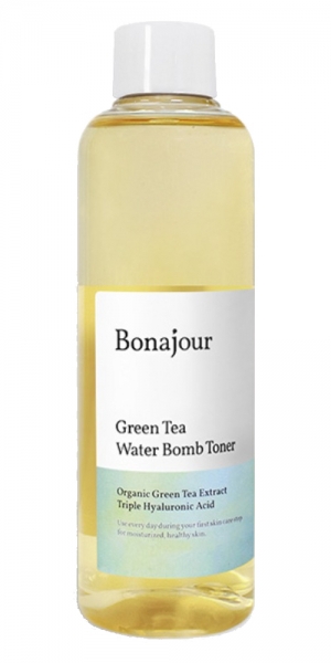 Flasche mit Bonajour Green Tea Water Bomb Toner