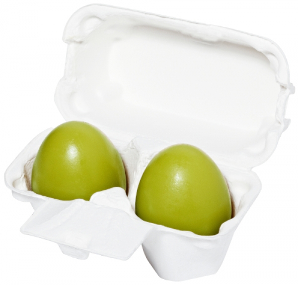 Holika Holika | Green Tea Egg Soap open