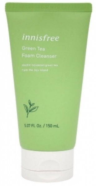 Koreanische Kosmetik von innisfree – Green Tea Foam Cleanser - Gesichtsreinigung - Waschgel - Hautreinigung