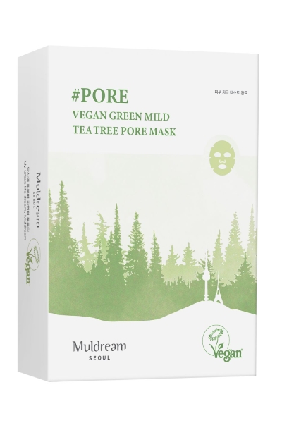 Muldream | Vegan Green Mild Tea Tree Pore Mask